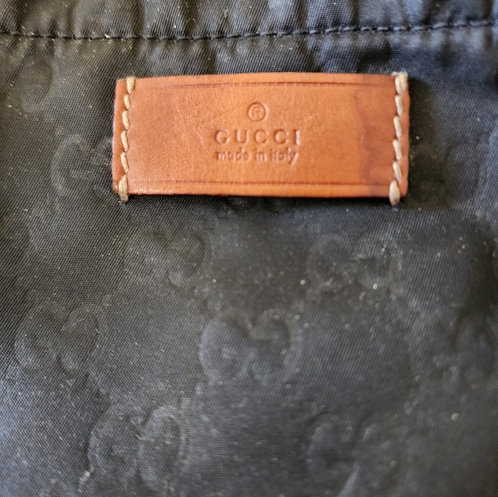 Preowned Gucci nylon tote blue Authenticated - Picture 4 of 16